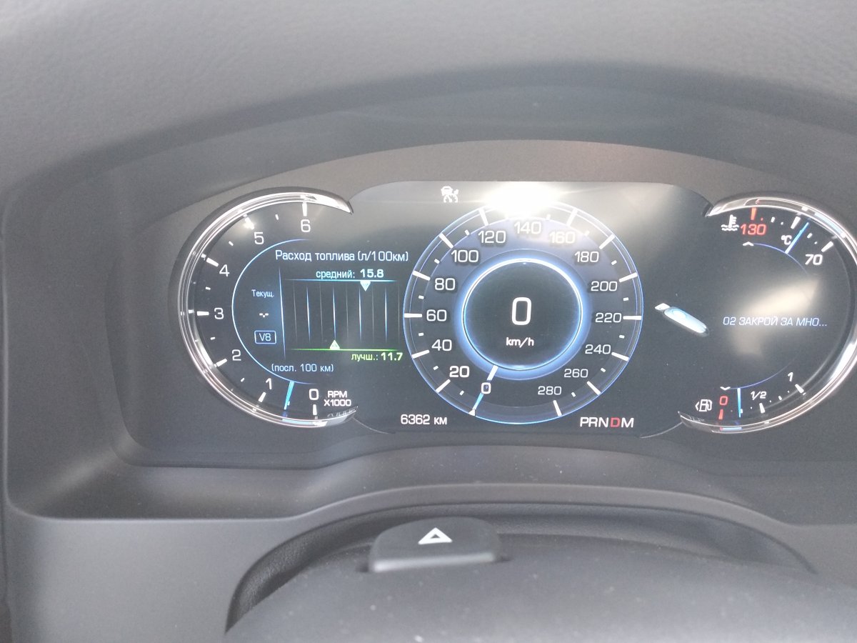 расход топлива - Escalade IV 2015 - 2020 - Cadillac Club Russia